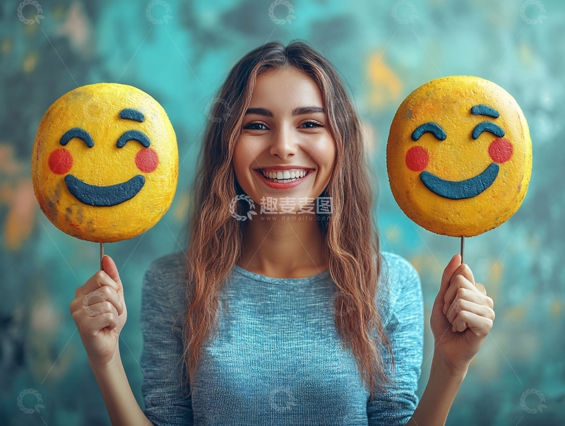 高清大图下载【趣麦麦图】保持笑脸