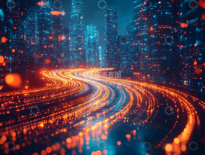 高清大图下载【趣麦麦图】智慧城市网络速度27