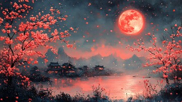 满月樱树满月樱树传统