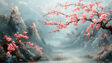 樱花枝条风景3