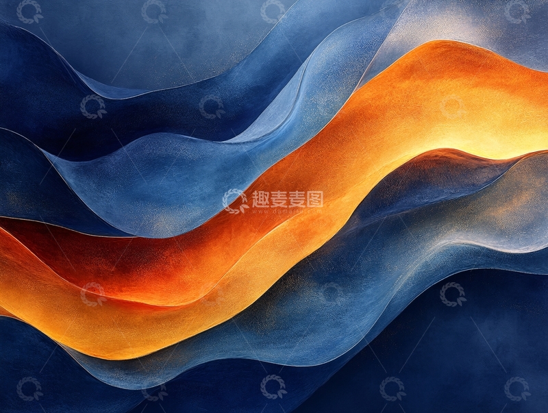 高清大图下载【趣麦麦图】高清炫彩波浪条纹3