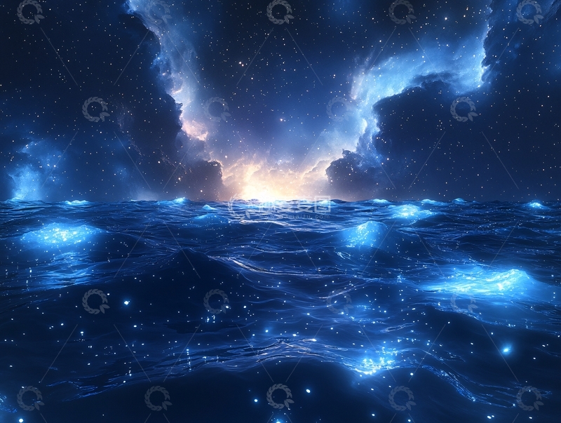 高清大图下载【趣麦麦图】海洋科技背景