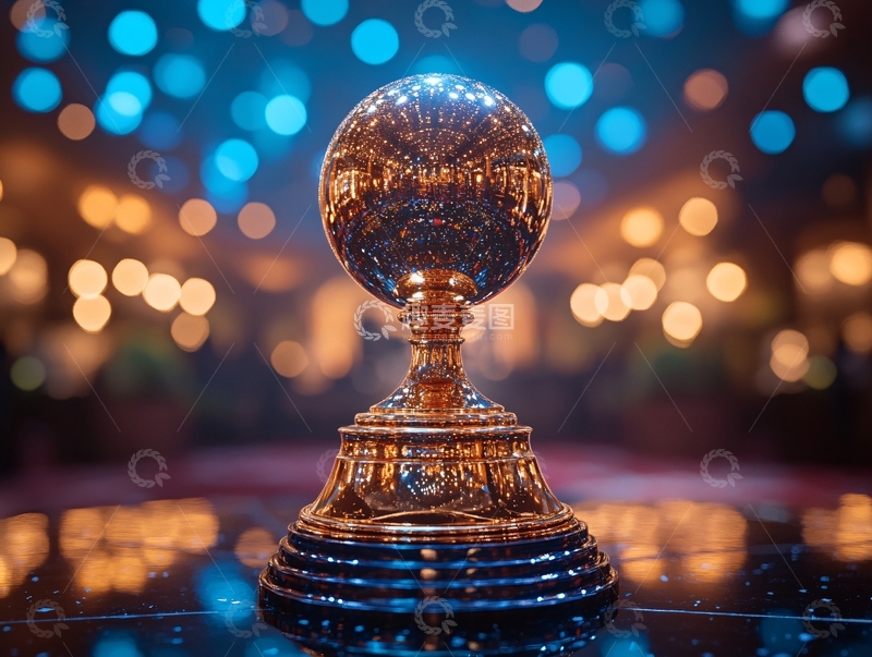 高清大图下载【趣麦麦图】金球奖奖杯2