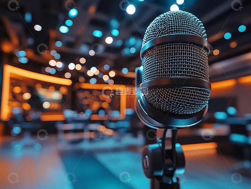 高清大图下载【趣麦麦图】主播背景素材