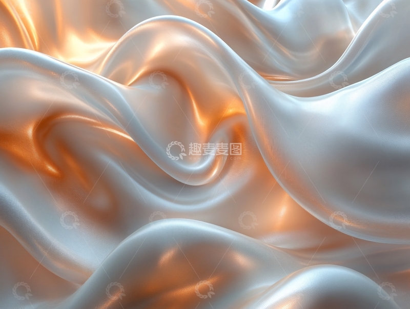 高清大图下载【趣麦麦图】金色抽象流体纹理背景44