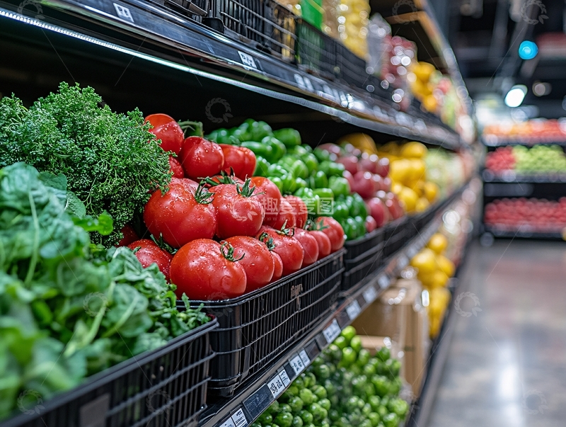 高清大图下载【趣麦麦图】超市生鲜管理