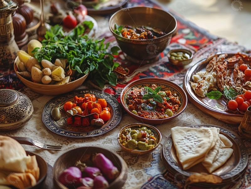 高清大图下载【趣麦麦图】乌兹别克族美食