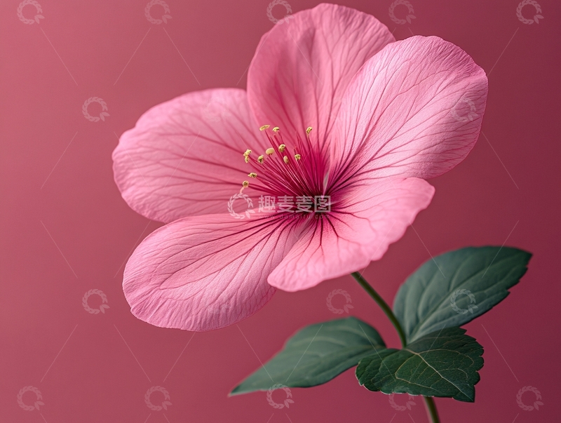 高清大图下载【趣麦麦图】超清木槿特写