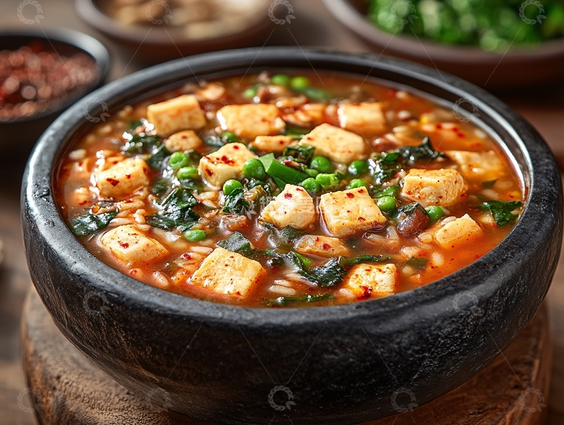 高清大图下载【趣麦麦图】辣豆腐锅4