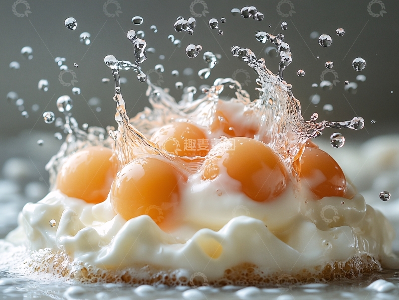 高清大图下载【趣麦麦图】泼生鸡蛋