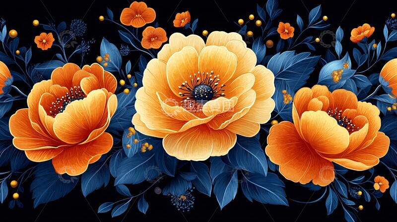 高清大图下载【趣麦麦图】新年浪漫风格2