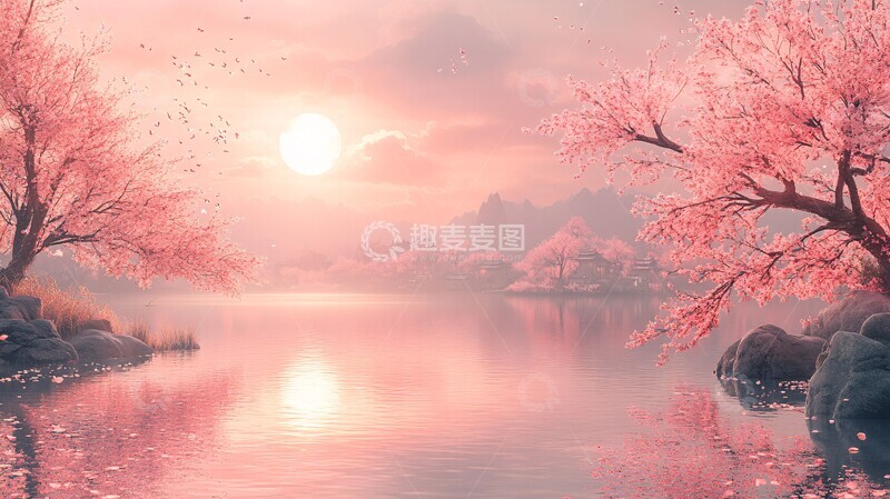 高清大图下载【趣麦麦图】中秋推广节庆布局