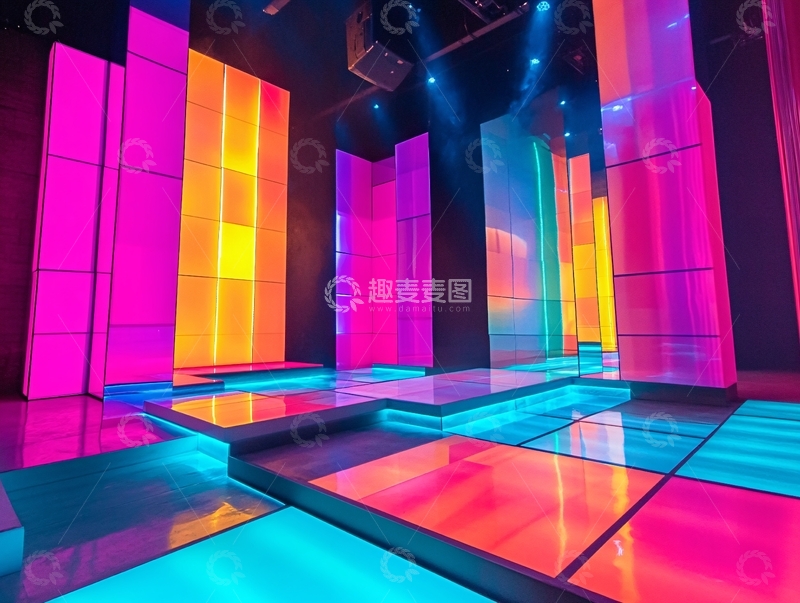 高清大图下载【趣麦麦图】撞色舞台设计