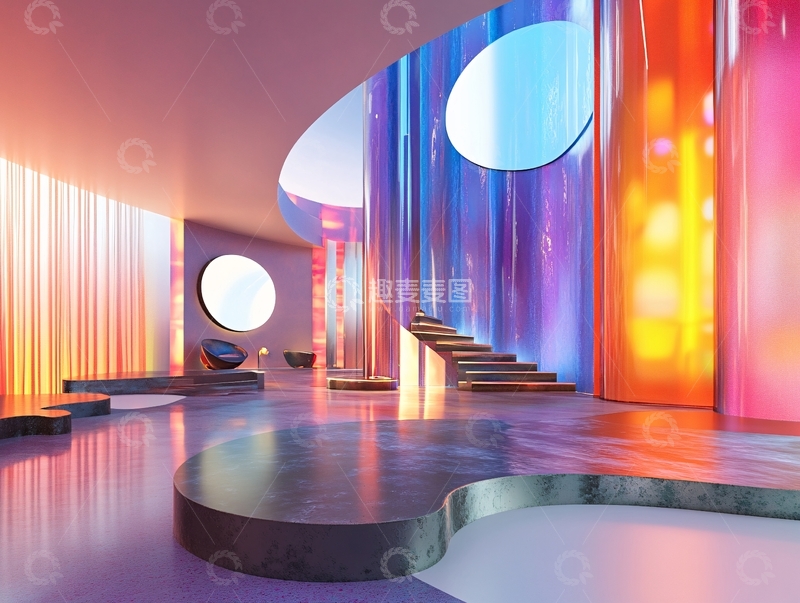 高清大图下载【趣麦麦图】简约秀场76