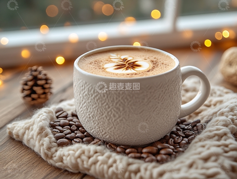高清大图下载【趣麦麦图】暖冬咖啡