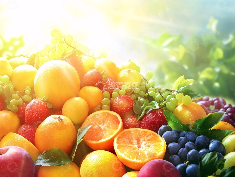 高清大图下载【趣麦麦图】阳光下的水果23