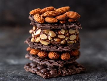 巧克力坚果甜点