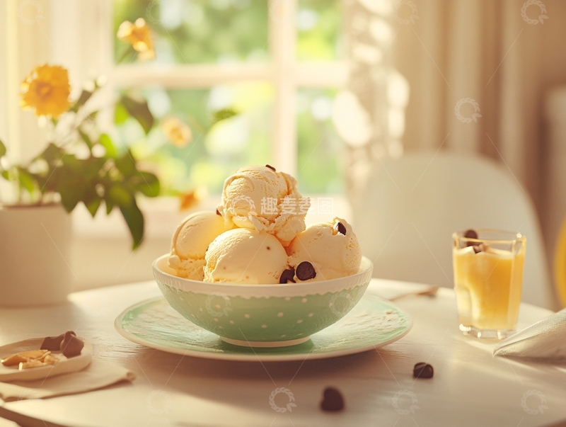 高清大图下载【趣麦麦图】阳光午后马卡龙3