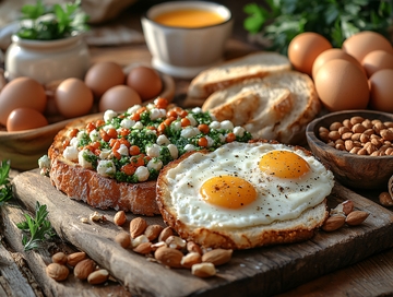 美味早餐早点配料