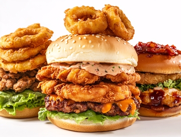 炸鸡汉堡新奥尔良烤肉