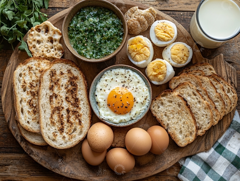 高清大图下载【趣麦麦图】健康早餐食法