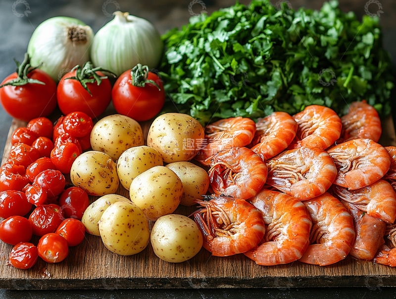 高清大图下载【趣麦麦图】豆香海鲜靓汤