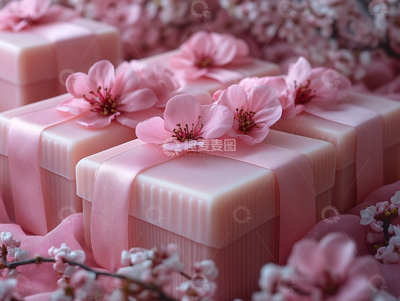 高清大图下载【趣麦麦图】樱花唯美包装