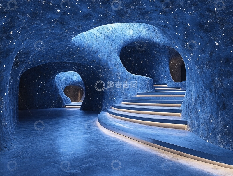 高清大图下载【趣麦麦图】蓝色梦幻室内