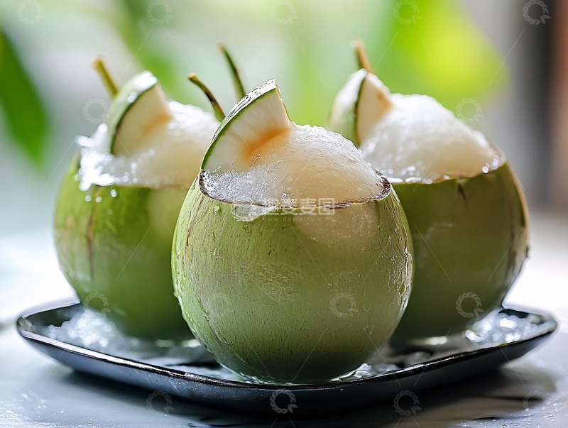 高清大图下载【趣麦麦图】椰果飘香1