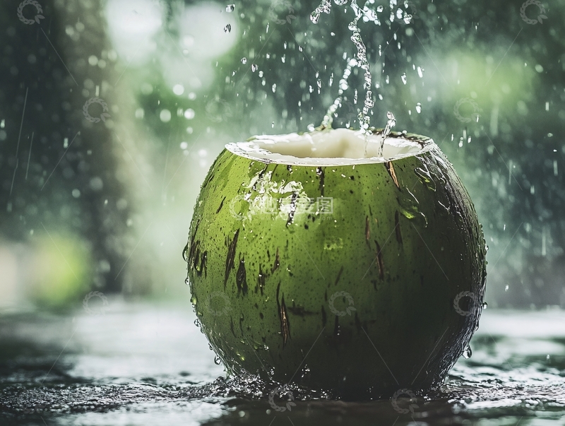 高清大图下载【趣麦麦图】水果落水瞬间8