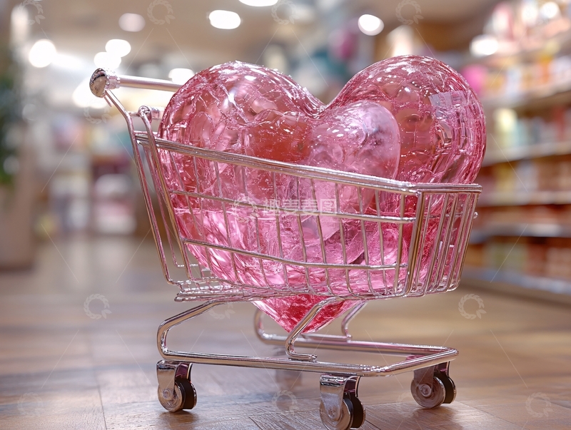 高清大图下载【趣麦麦图】爱与消费的融合