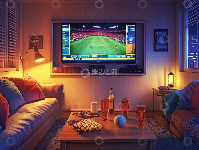 高清大图下载【趣麦麦图】家庭娱乐室