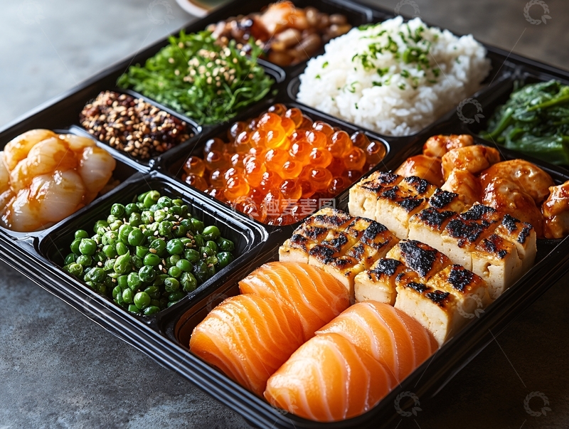 高清大图下载【趣麦麦图】日料外卖