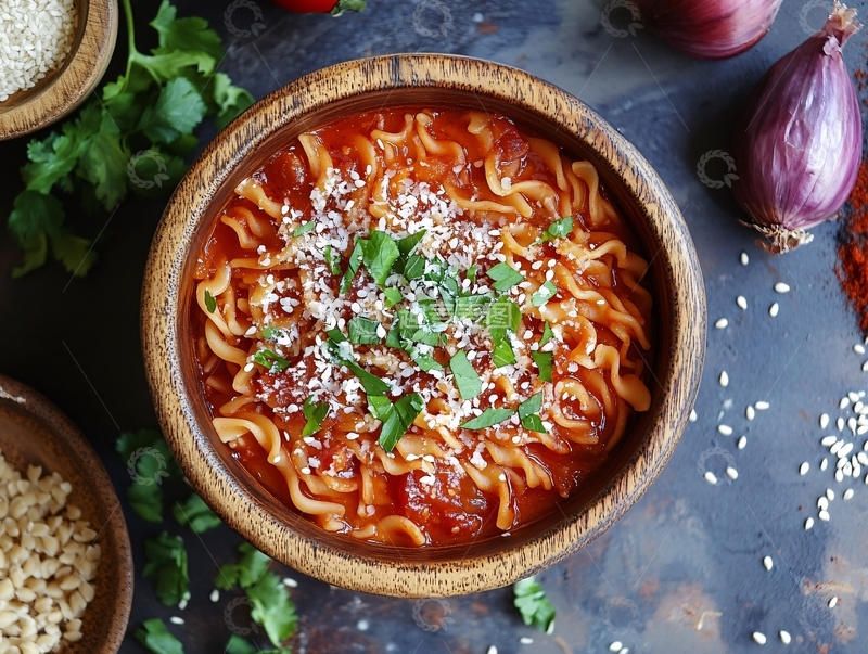 高清大图下载【趣麦麦图】红油面食