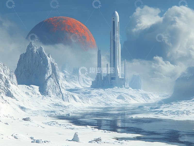 高清大图下载【趣麦麦图】科幻场景设计10