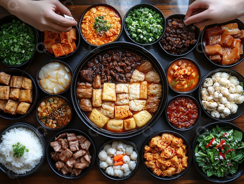 高清大图下载【趣麦麦图】火锅聚餐