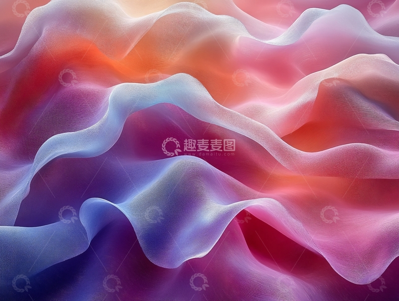 高清大图下载【趣麦麦图】肌理彩色流体背景18