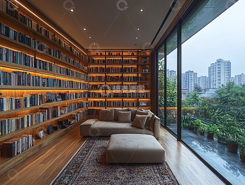 高清大图下载【趣麦麦图】室内书屋