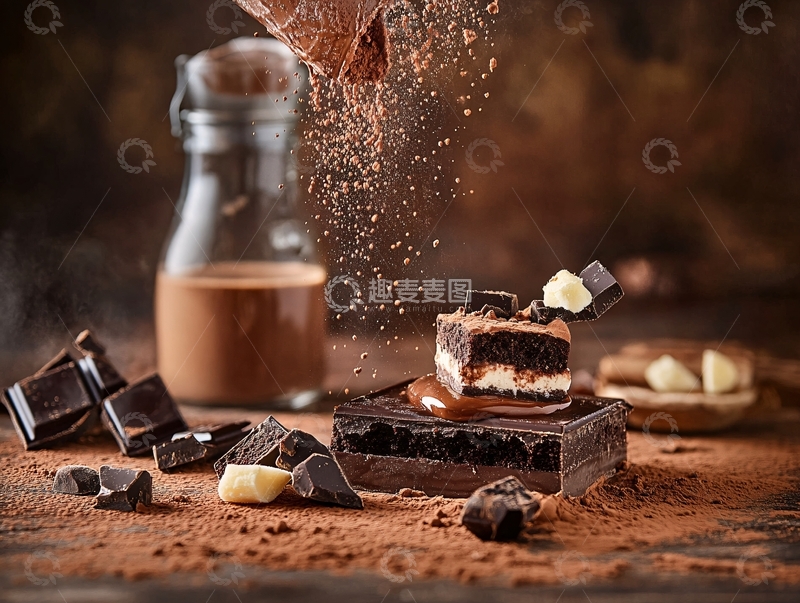 高清大图下载【趣麦麦图】美味香浓朱古力