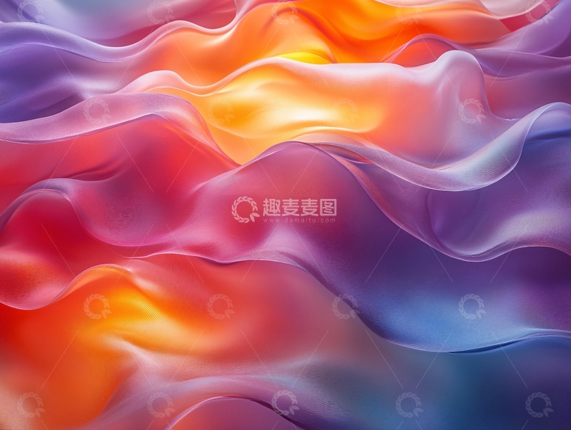 高清大图下载【趣麦麦图】肌理彩色流体背景19