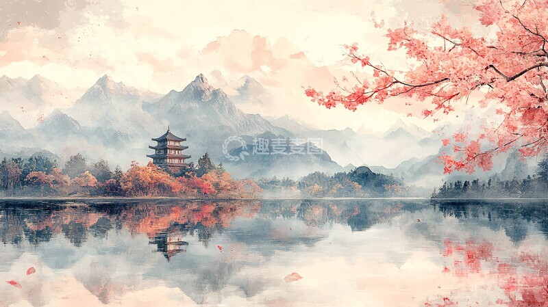 高清大图下载【趣麦麦图】温馨色彩风景图