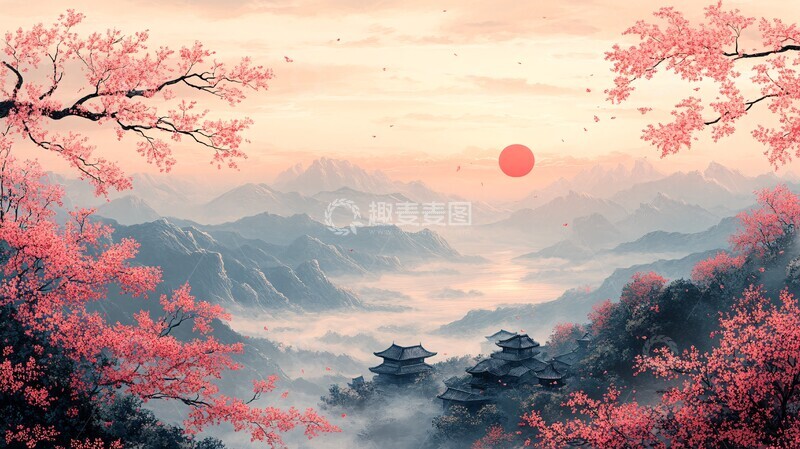 高清大图下载【趣麦麦图】温柔色调风景图