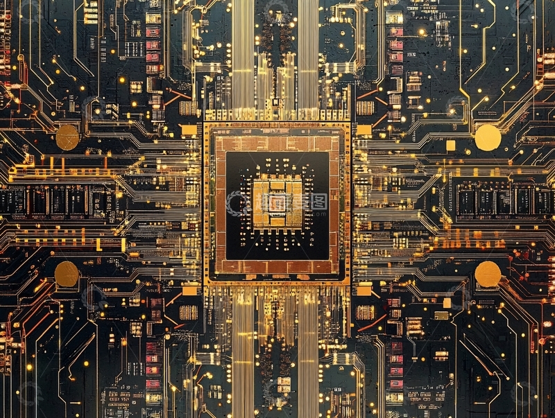 高清大图下载【趣麦麦图】芯片科技集成电路221