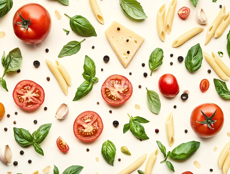 高清大图下载【趣麦麦图】创意食材形状