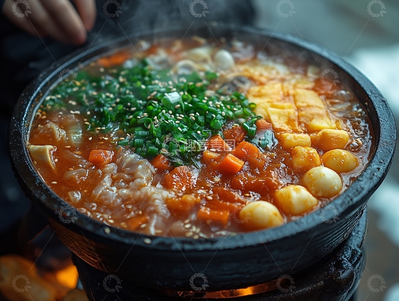 高清大图下载【趣麦麦图】石锅泡饭美食1
