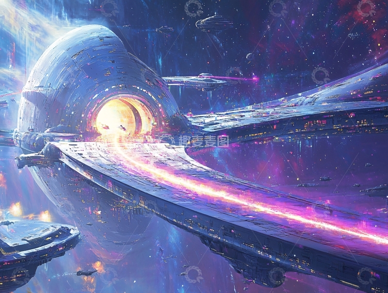 高清大图下载【趣麦麦图】绚丽多彩科幻6