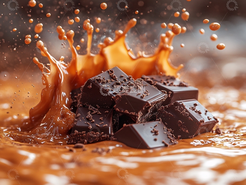 高清大图下载【趣麦麦图】渲染巧克力39