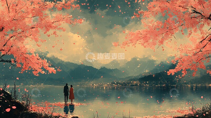 高清大图下载【趣麦麦图】樱落宽容之景2