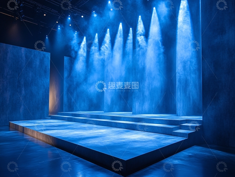 高清大图下载【趣麦麦图】模特走秀现场背景