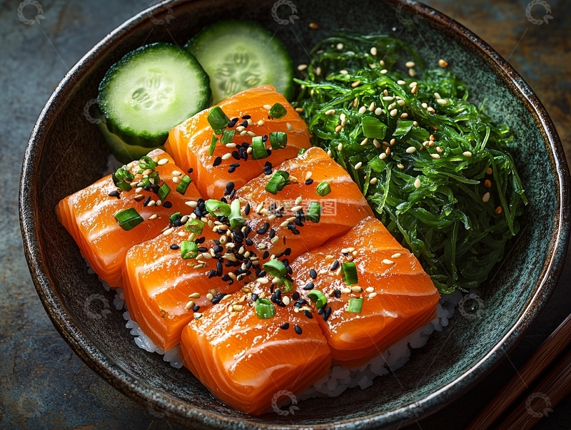 高清大图下载【趣麦麦图】日料鱼生